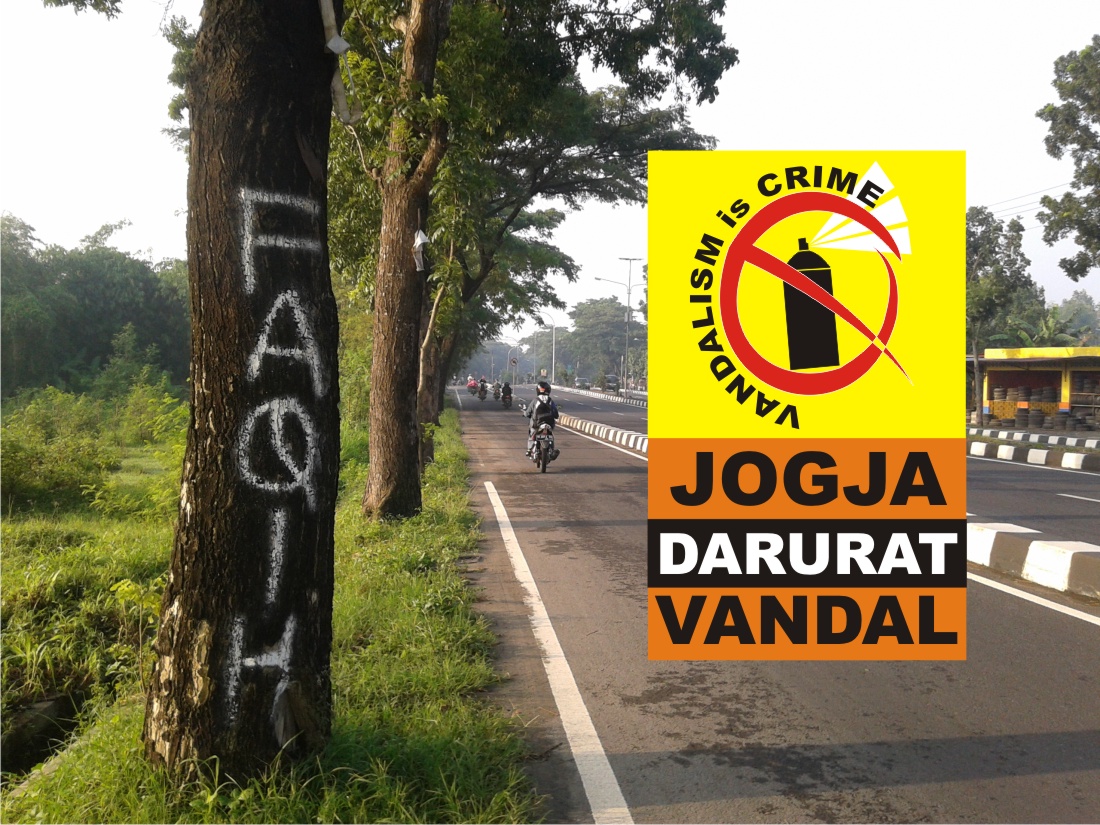 Jogja Darurat Vandalisme Vandal Gambar Huruf